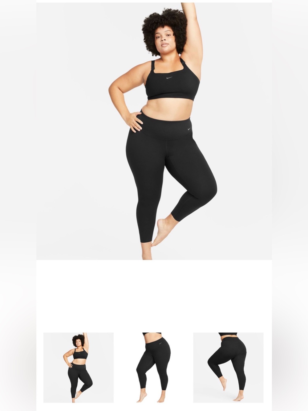 Nike Zenvy Green Gentle-Support High-Waisted Leggings - Picture 9 of 9